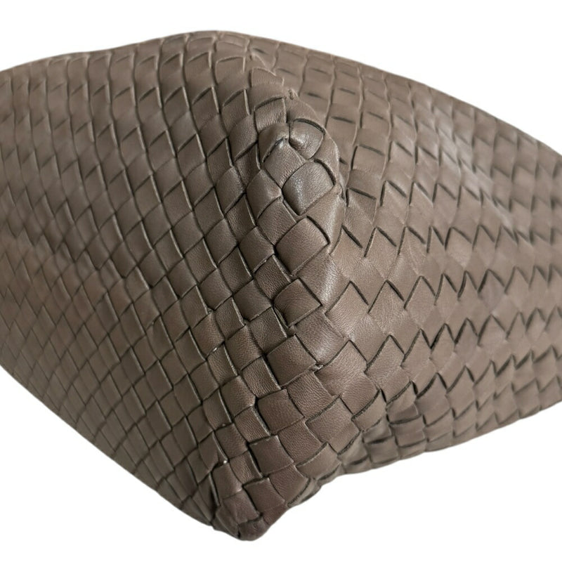 Bottega Veneta Intrecciato Tote Bag Bottega Veneta Leather 270917 Grey Unisex