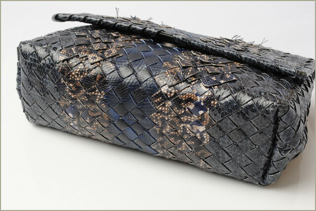 [Used] BOTTEGA VENETA Brand Bag Used Chain Bag Olympia Bag Snake Club Baby