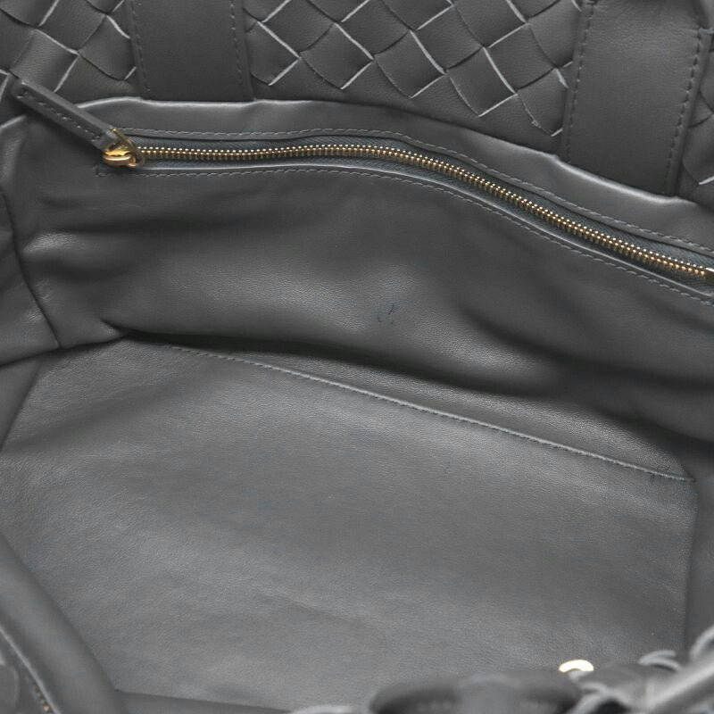 [Returns OK] Bottega Veneta Intrecciato Handbag Leather Grey Tote Bag Braided