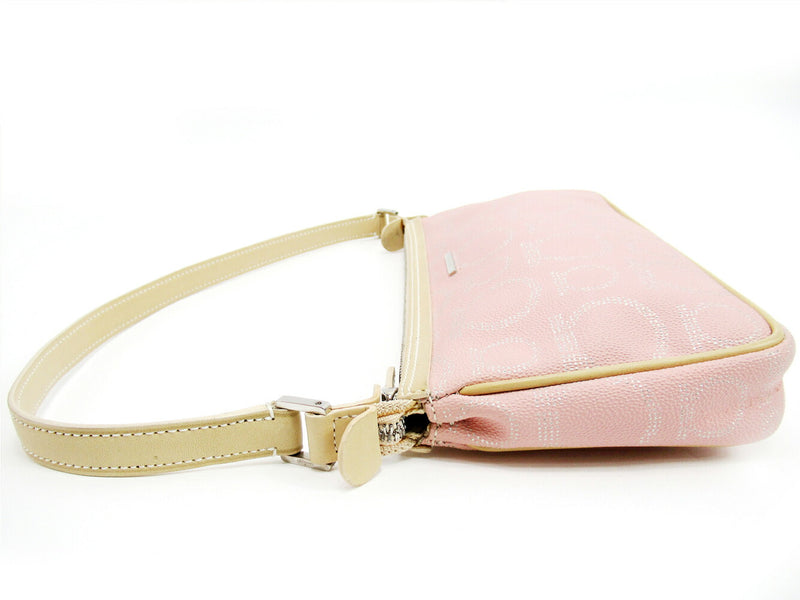 Salvatore Ferragamo Salvatore Ferragamo Handbag Gancini Pink Beige Men's