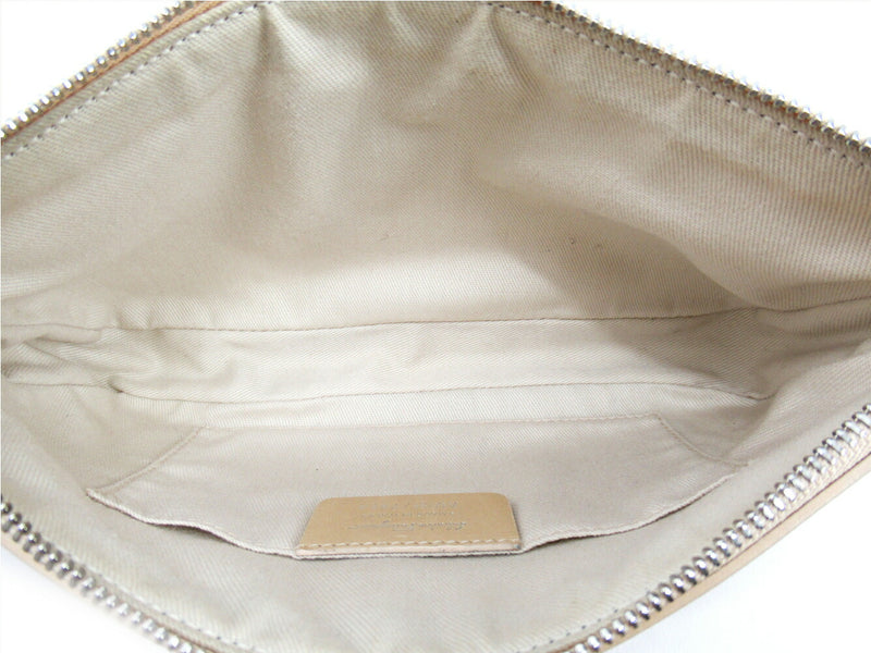 Salvatore Ferragamo Salvatore Ferragamo Handbag Gancini Pink Beige Men's