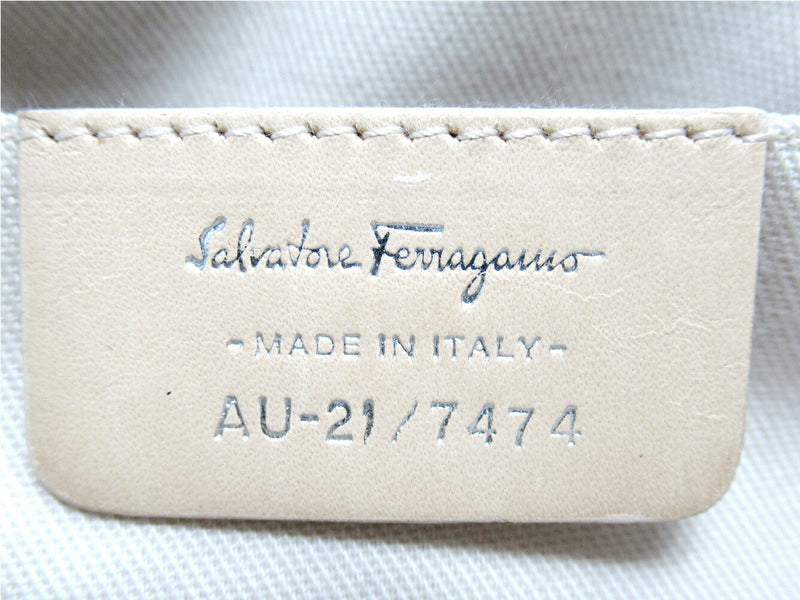 Salvatore Ferragamo Salvatore Ferragamo Handbag Gancini Pink Beige Men's