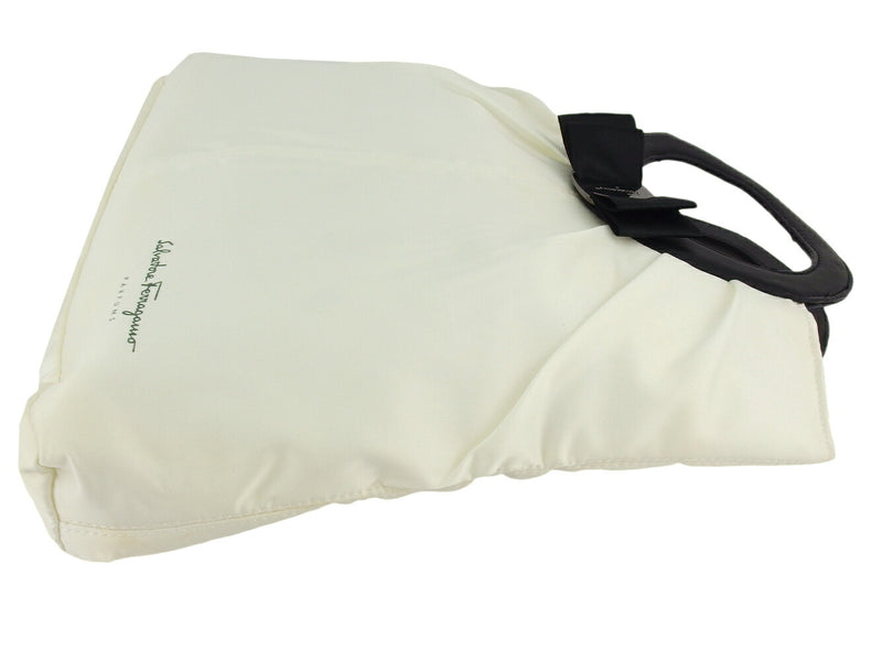 [Rakuten Super SALE 10% OFF] Salvatore Ferragamo tote bag Vala Ribbon white