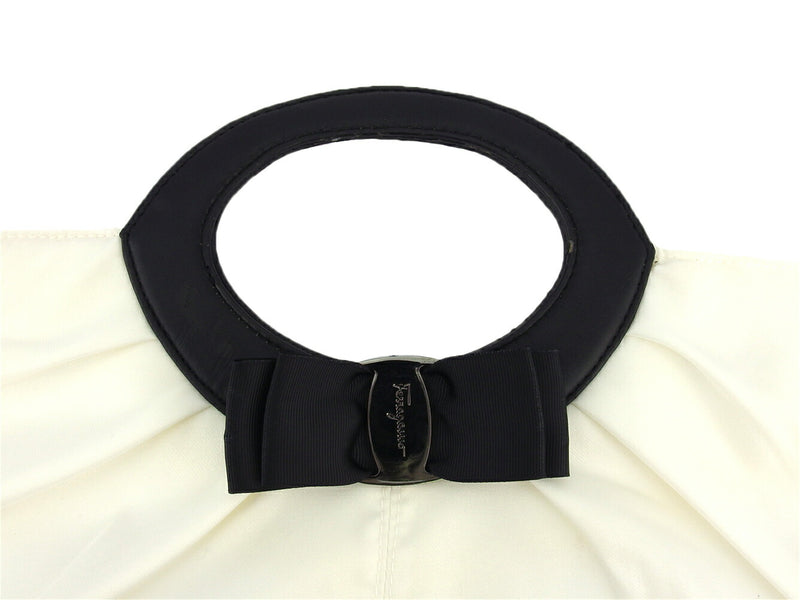[Rakuten Super SALE 10% OFF] Salvatore Ferragamo tote bag Vala Ribbon white
