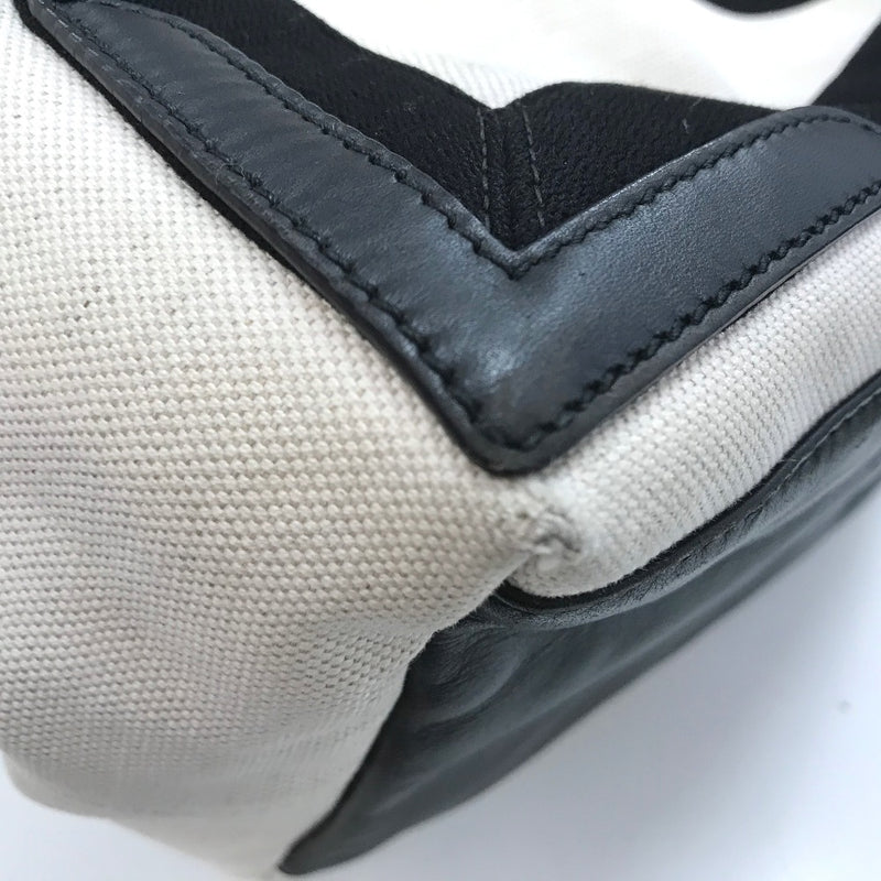 BALENCIAGA 339933 Hikaba S Bag Logo Tote Bag Handbag Canvas/Leather Women's