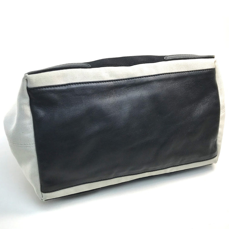 BALENCIAGA 339933 Hikaba S Bag Logo Tote Bag Handbag Canvas/Leather Women's