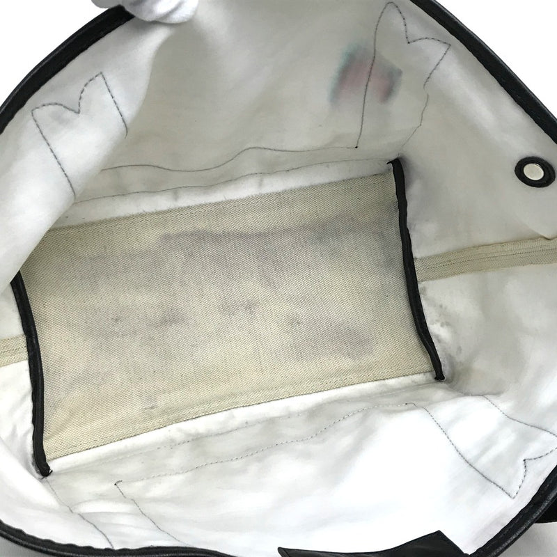 BALENCIAGA 339933 Hikaba S Bag Logo Tote Bag Handbag Canvas/Leather Women's