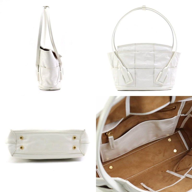 Bottegaveneta Shoulder Bag The Arco Leather Off-White Women's Free Shipping