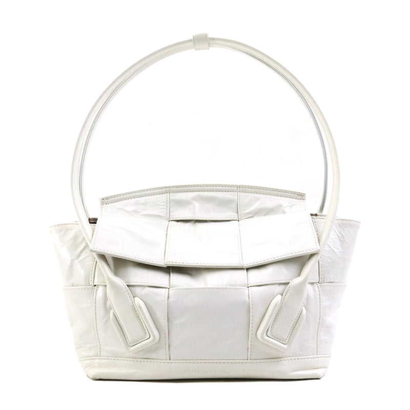 Bottegaveneta Shoulder Bag The Arco Leather Off-White Women's Free Shipping