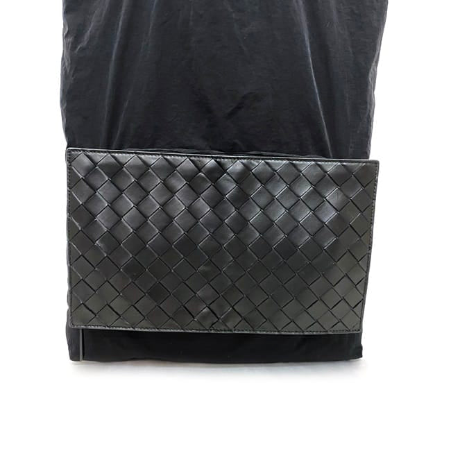 Bottega Veneta Tote Bag ec-21849 Black Intrecciato Good condition Eco bag Nylon