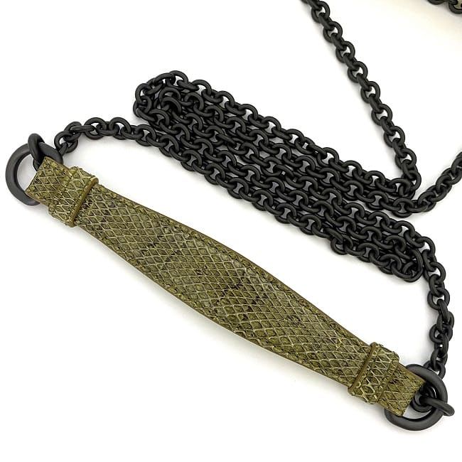 Bottega Veneta Chain Shoulder Bag Yellow Green Beautiful Condition Quilted