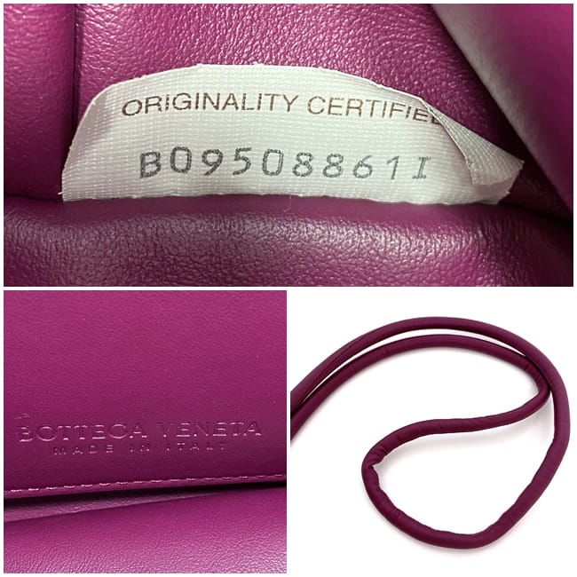 [Free Shipping] Bottega Veneta 2-way bag purple beak f-20163 beautiful item