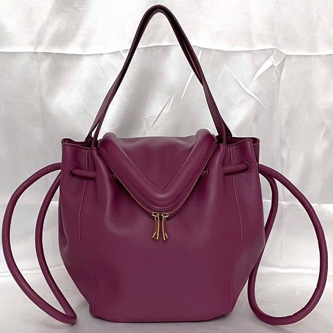 [Free Shipping] Bottega Veneta 2-way bag purple beak f-20163 beautiful item