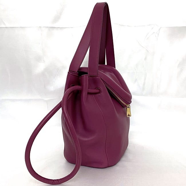 [Free Shipping] Bottega Veneta 2-way bag purple beak f-20163 beautiful item