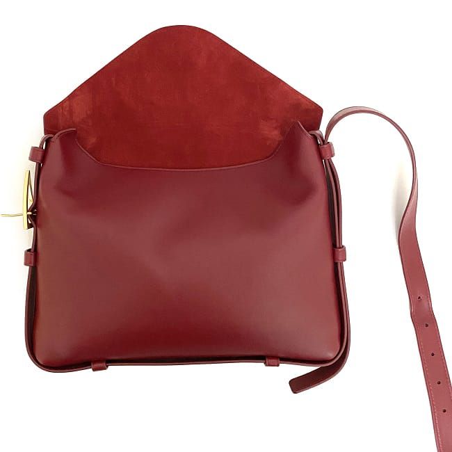 Bottega Veneta Handbag Cradle Bordeaux Gold 680058 Unused Good condition