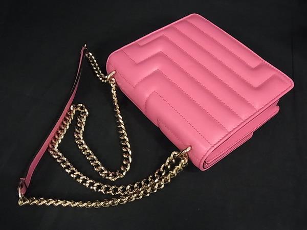 ■New■Unused■ JIMMY CHOO Varennes Avenue Leather Chain Crossbody Shoulder Bag