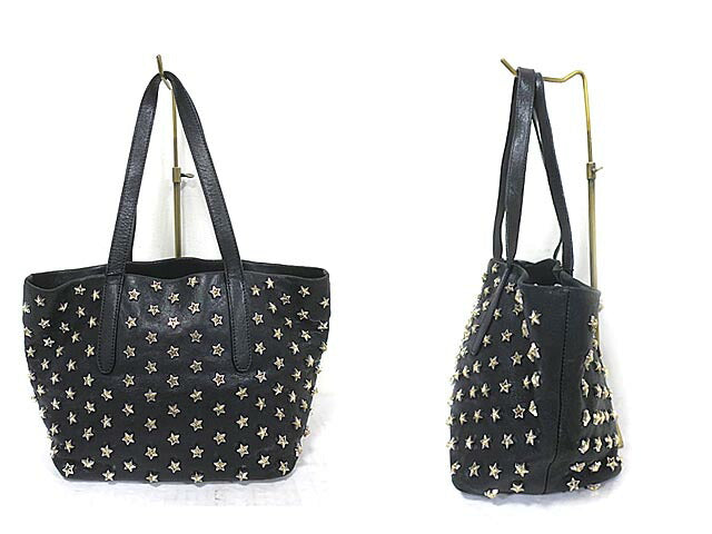 JIMMY CHOO Jimmy Choo Bag Tote Bag Women's Star Studs Leather