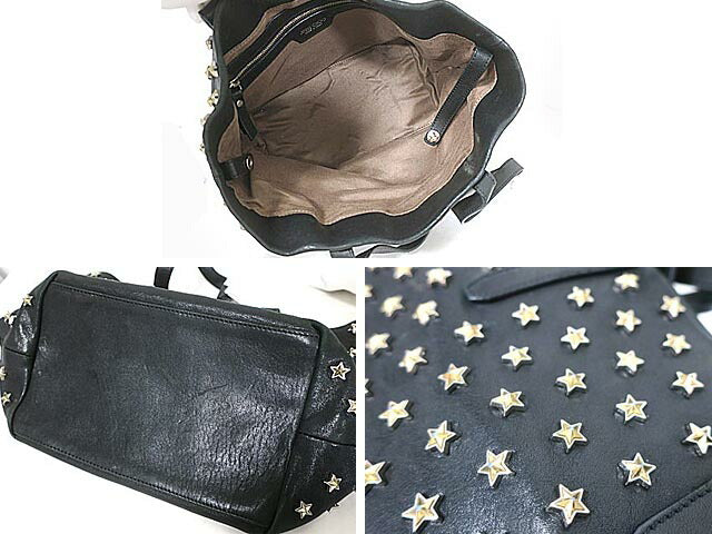 JIMMY CHOO Jimmy Choo Bag Tote Bag Women's Star Studs Leather