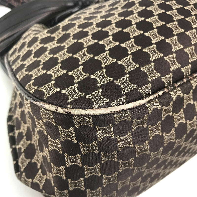 CELINE Logo Macadam Coat Bag Tote Bag Tassel Shoulder Bag Leather/Canvas