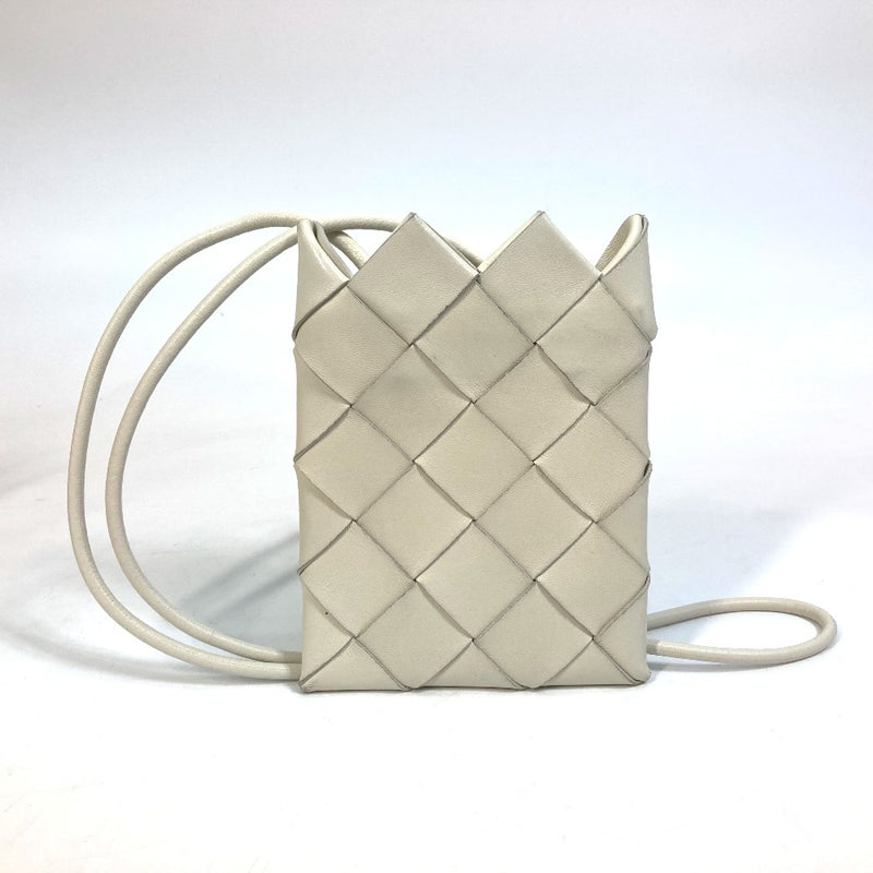 BOTTEGA VENETA 619019 Intrecciato Pochette Bag Smartphone Pochette Crossbody