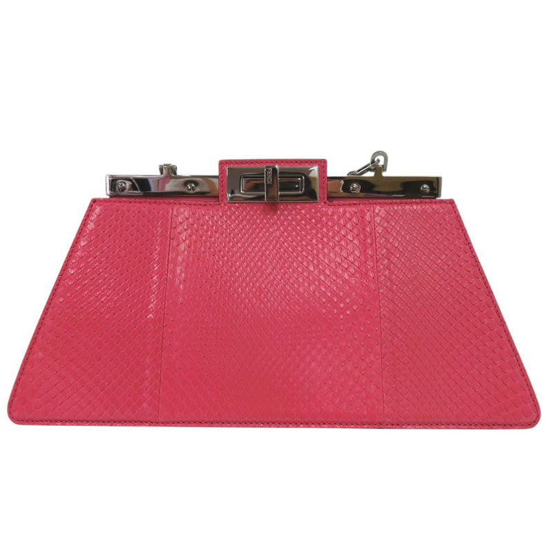 Beautiful condition FENDI Peekaboo cut medium chain shoulder bag 8BN340 Pink