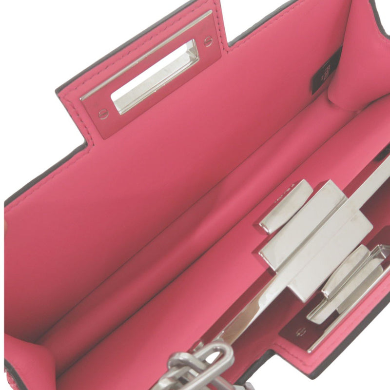 Beautiful condition FENDI Peekaboo cut medium chain shoulder bag 8BN340 Pink
