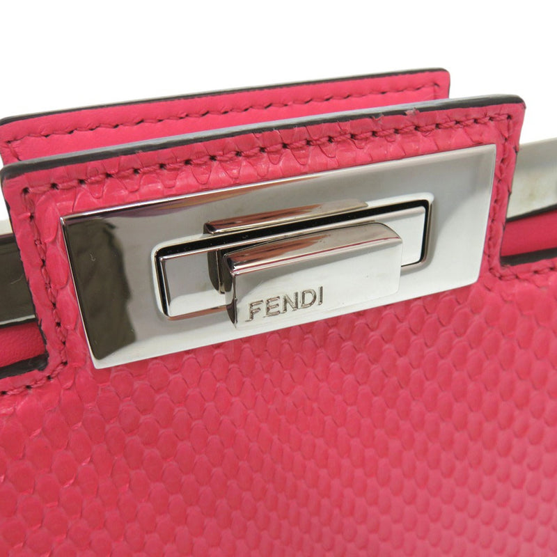 Beautiful condition FENDI Peekaboo cut medium chain shoulder bag 8BN340 Pink