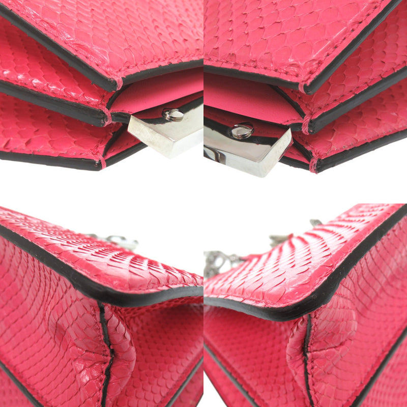 Beautiful condition FENDI Peekaboo cut medium chain shoulder bag 8BN340 Pink