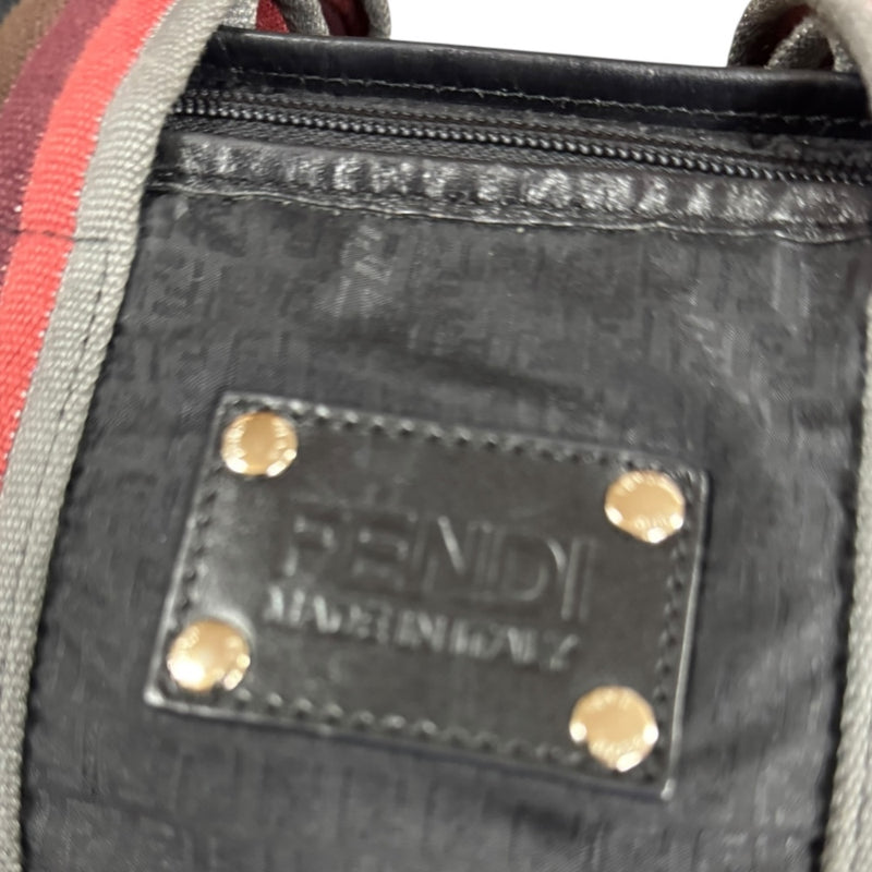 FENDI Zucchino Tote Bag Nylon 7VA240 Black Unisex FENDI