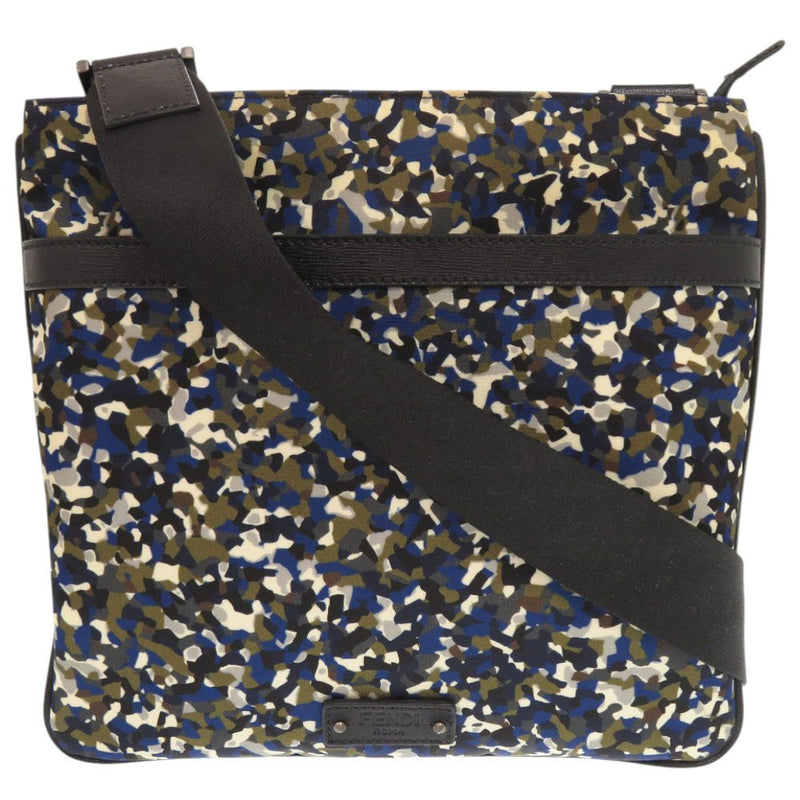 Like new FENDI 7VA369-6DZ Nylon Leather Multicolor Shoulder Bag 0487 FENDI