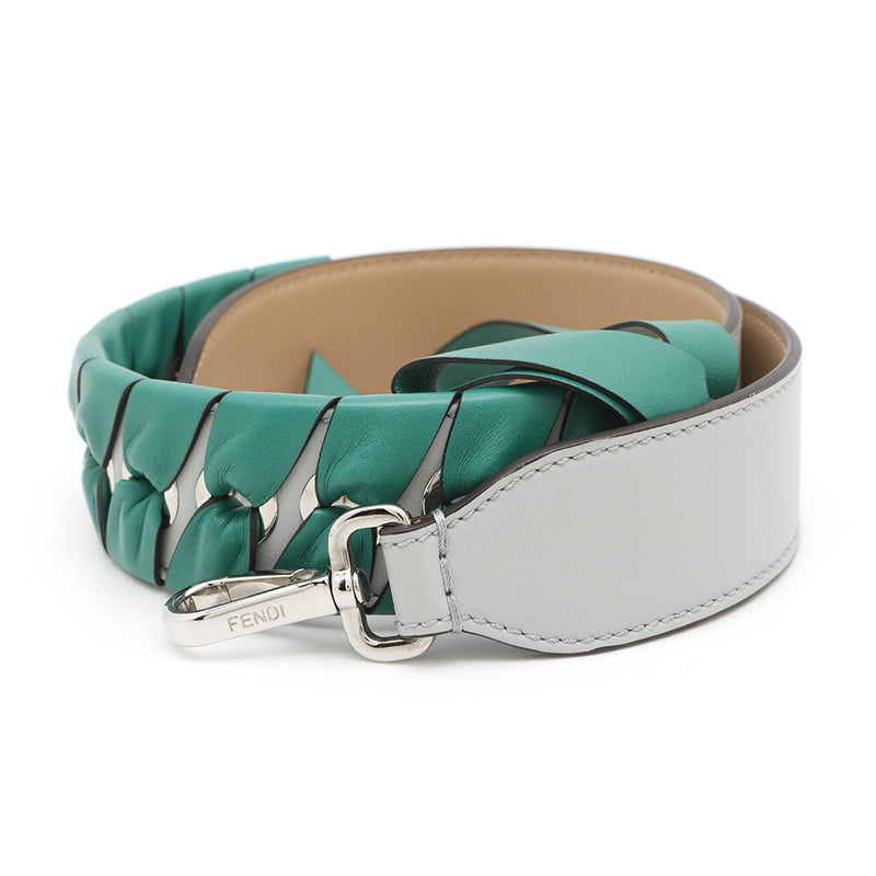FENDI Shoulder Strap Strap You Ribbon Leather FENDI [Reliable Guaranteed]