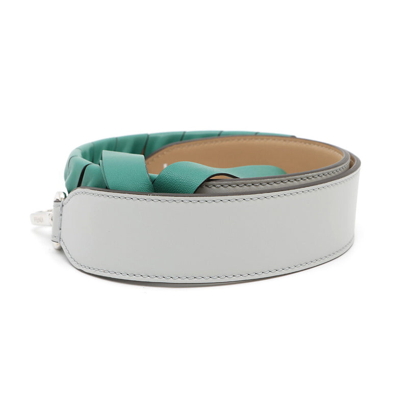 FENDI Shoulder Strap Strap You Ribbon Leather FENDI [Reliable Guaranteed]