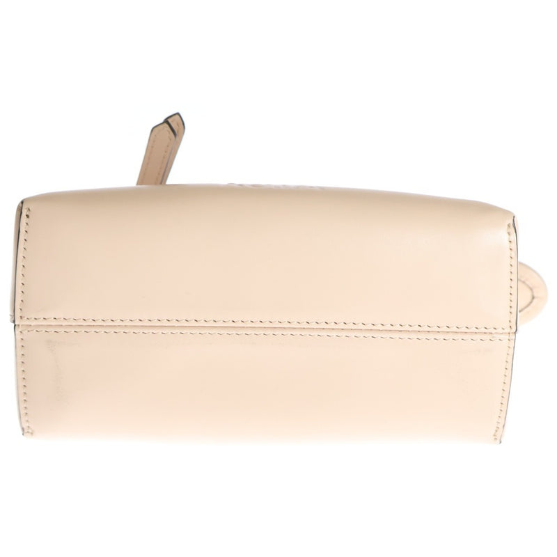 FENDI By the Way Mini 2WAY Leather Logo Handbag Shoulder Bag Pink Women's