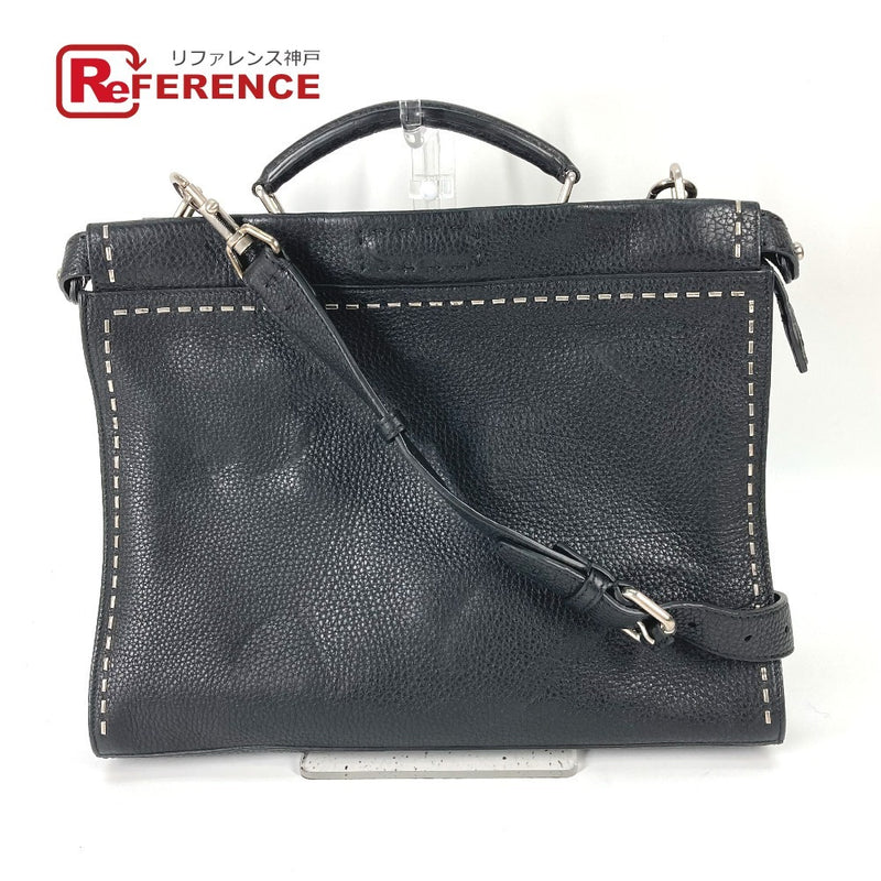 FENDI 7VA406 Celeria Peekaboo Iconic Fit 2WAY Business Bag Tote Bag Shoulder