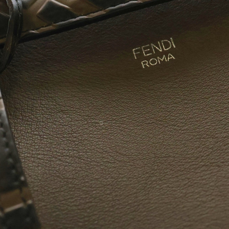 FENDI By the Way Studs Shoulder Bag Brown 8BL 146 A6CO