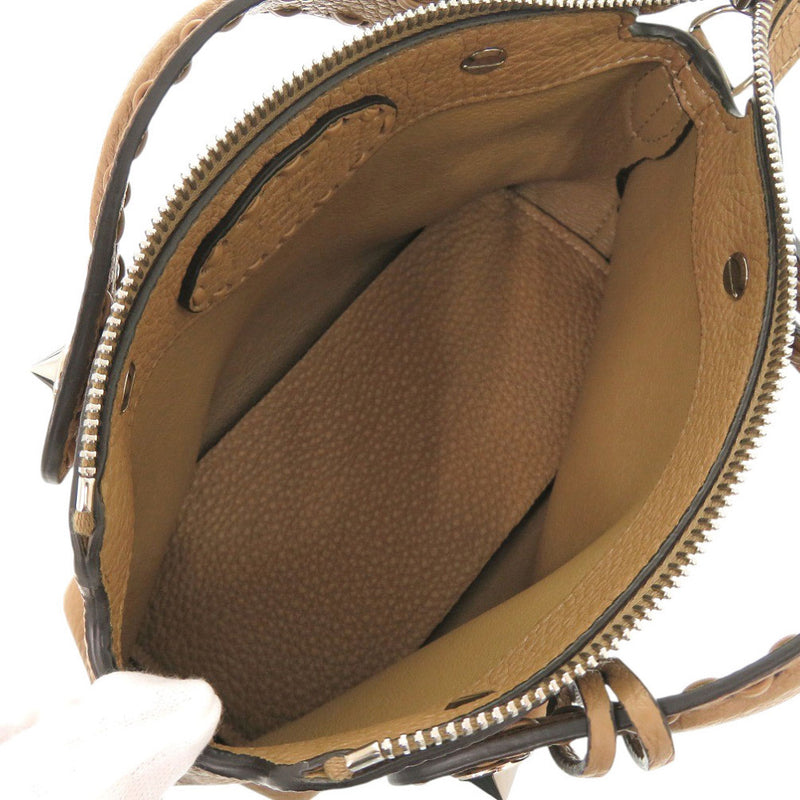 Like new FENDI By the Way Celeria Mini 8BS098 ASU2 F0EMR Leather Brown 2way