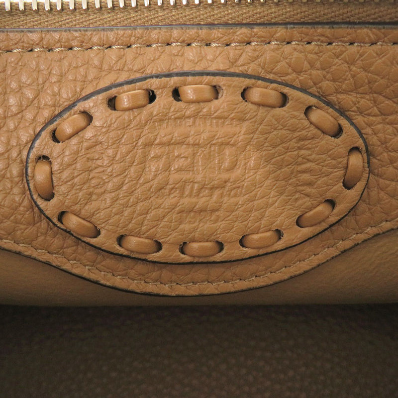 Like new FENDI By the Way Celeria Mini 8BS098 ASU2 F0EMR Leather Brown 2way