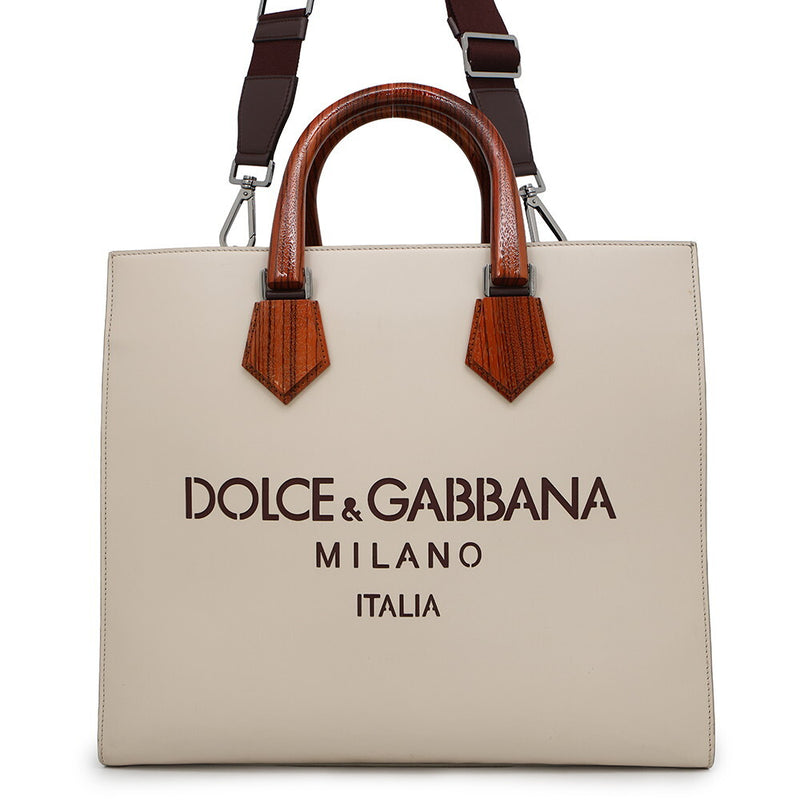 Dolce & Gabbana Tote Bag Large Shopping Bag Leather DOLCE & GABBANA 2-way