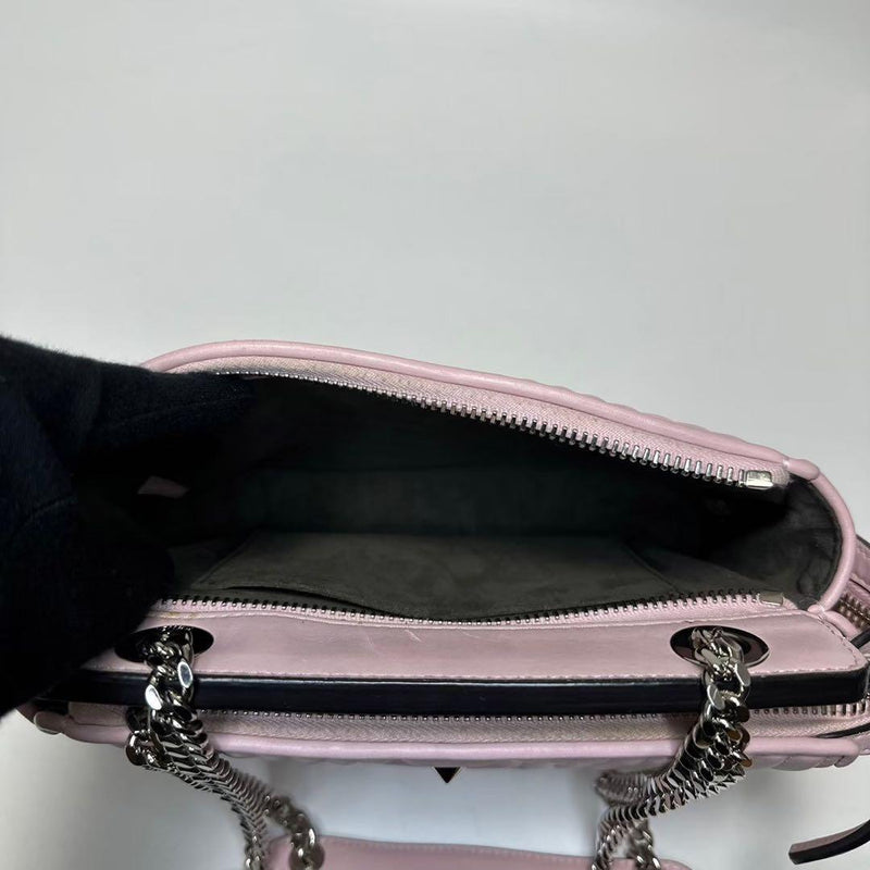 d36 [Extremely beautiful] FENDI leather leather.com chain shoulder bag handbag
