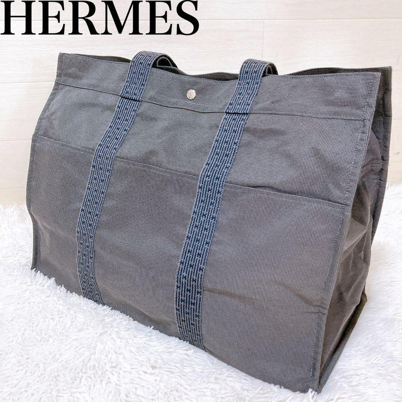 HERMES Hermes Ale Line Tote Bag TGM Good condition