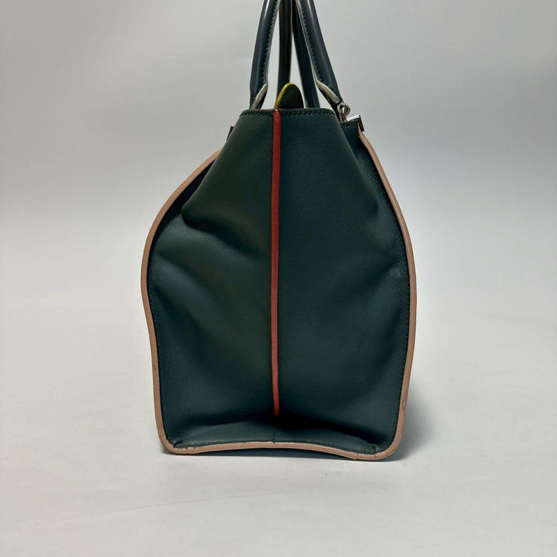 r97 [Good condition] FENDI leather Trois Jour 2-way shoulder bag handbag tote