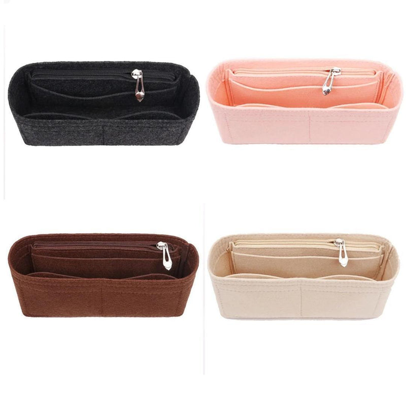 Bag-in-Bag FENDI Bagget Organizer Inner Bag Brown S2