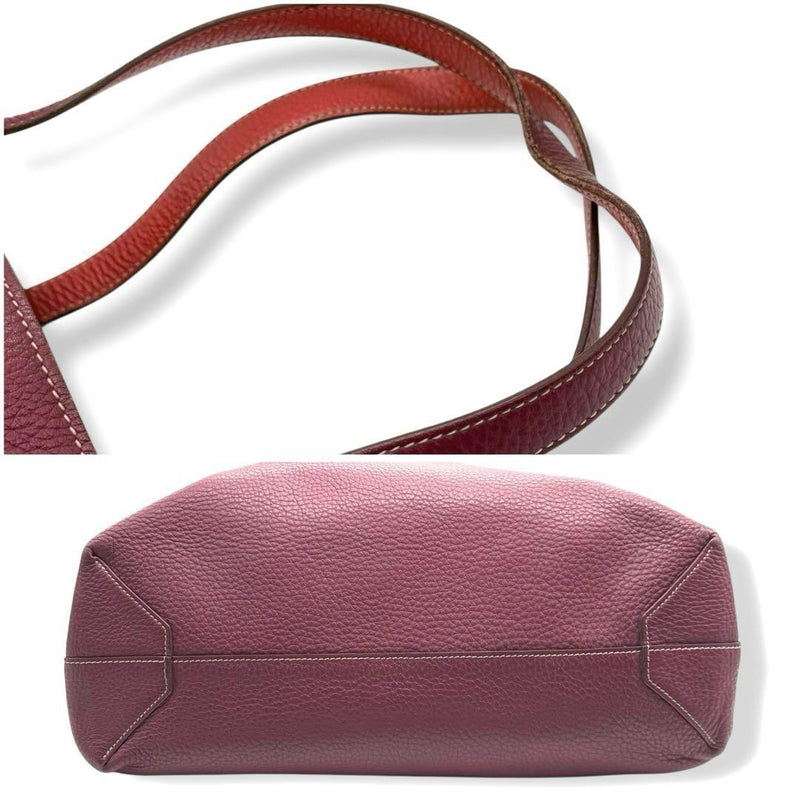Hermes Tote Bag Double Sense 36 Reversible Toryon Ruby Bougainvillea HERMES A4