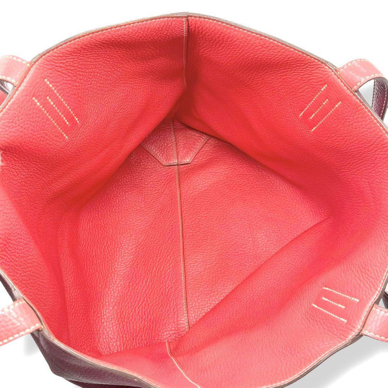 Hermes Tote Bag Double Sense 36 Reversible Toryon Ruby Bougainvillea HERMES A4