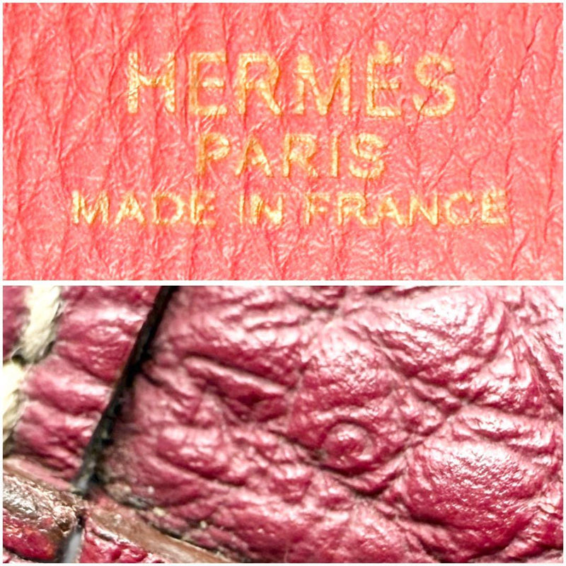 Hermes Tote Bag Double Sense 36 Reversible Toryon Ruby Bougainvillea HERMES A4