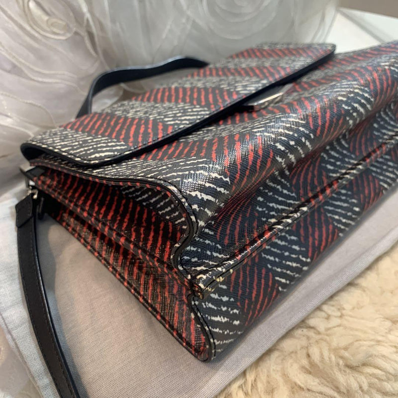 ☆Super beautiful condition☆FENDI Demi Jour 2WAY shoulder bag tweed pattern