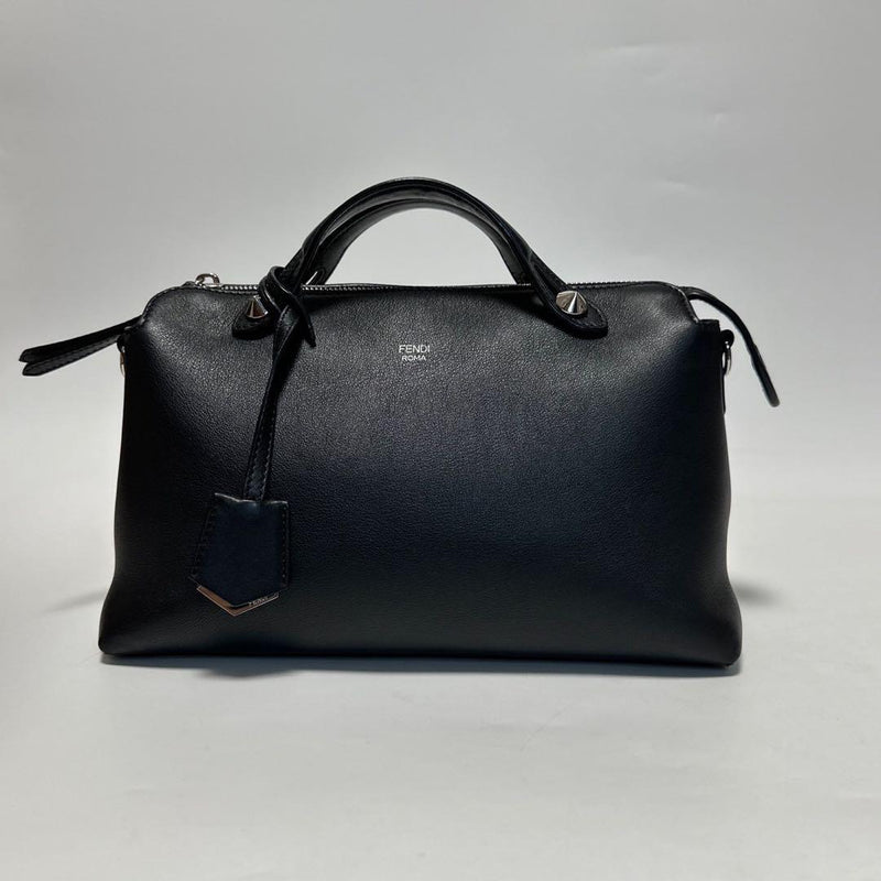 s80 [Extremely beautiful] FENDI by the Way Medium Black 2way Shoulder Bag