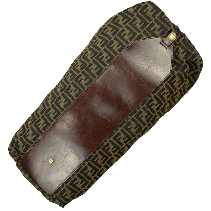 [Large capacity, foldable] FENDI Zucca pattern FF logo Travel bag Boston tote