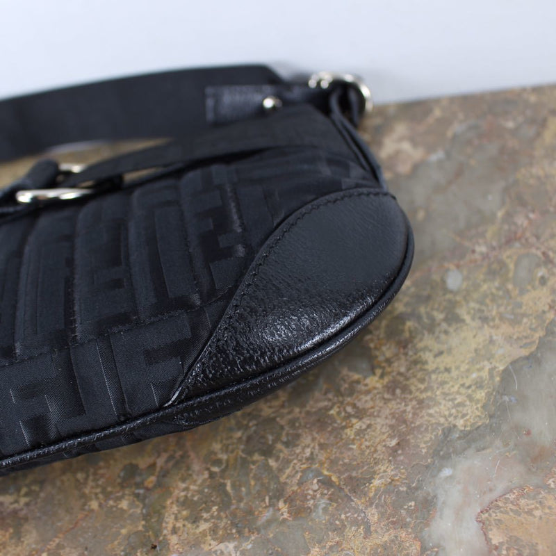 FENDI ZUCCA PATTERNED BACKET BAG MADE IN ITALY FENDI Zucca Pattern Bucket Bag