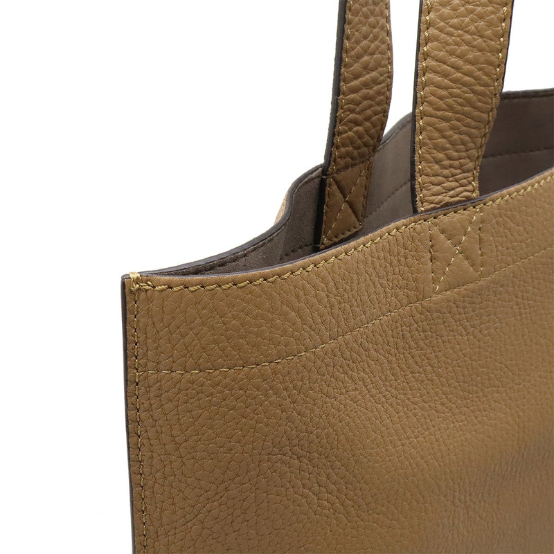 FENDI Coffee Cup Tea Cup Printed Tote Bag Shoulder Bag Semi Shoulder Leather